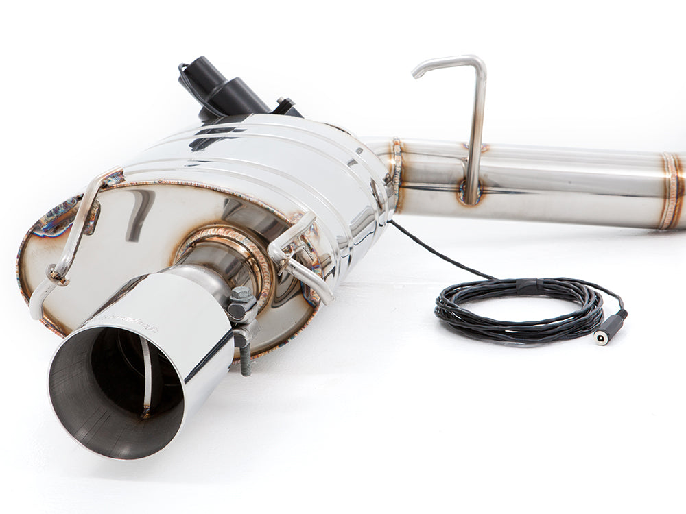 Premium exhaust system for Cadillac CTS-V Sedan and Wagon (2008-2015) featuring stainless steel construction and electronic valve control.