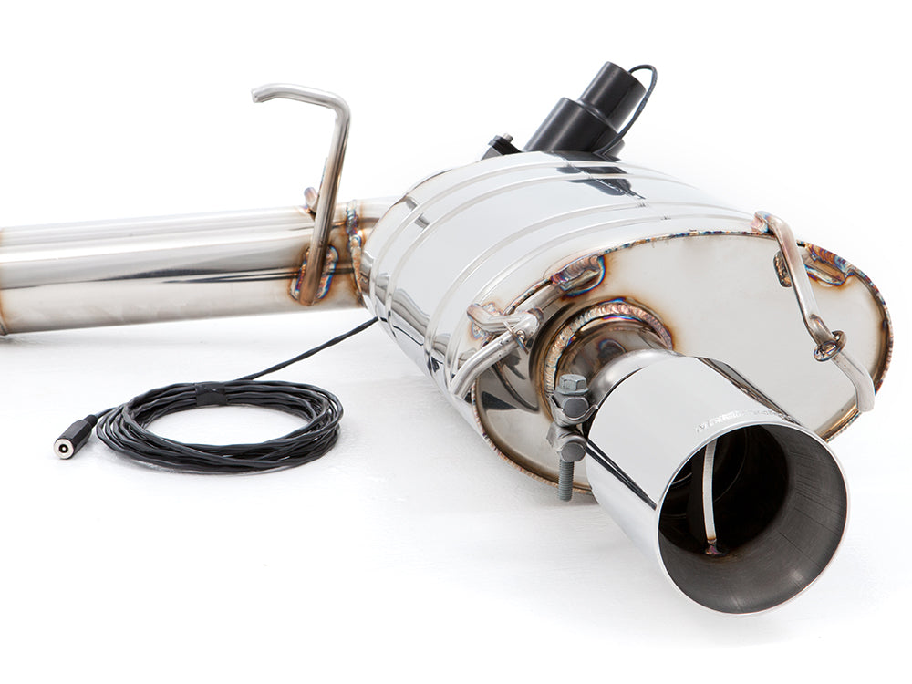 Premium exhaust system for Cadillac CTS-V Sedan and Wagon (2008-2015) featuring stainless steel construction and electronic valve control.