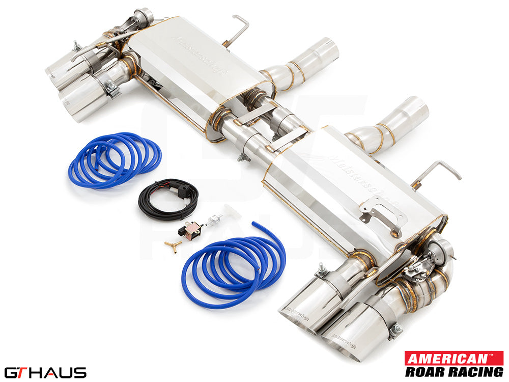 Premium exhaust system for 2017+ Chevrolet Camaro ZL1 featuring stainless steel construction and electronic valve control.