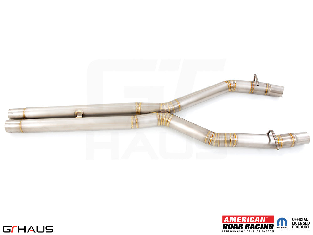 Chrysler 300C 2012-2014 Catback X-Pipe resonator delete section made from high-quality stainless steel for enhanced performance.