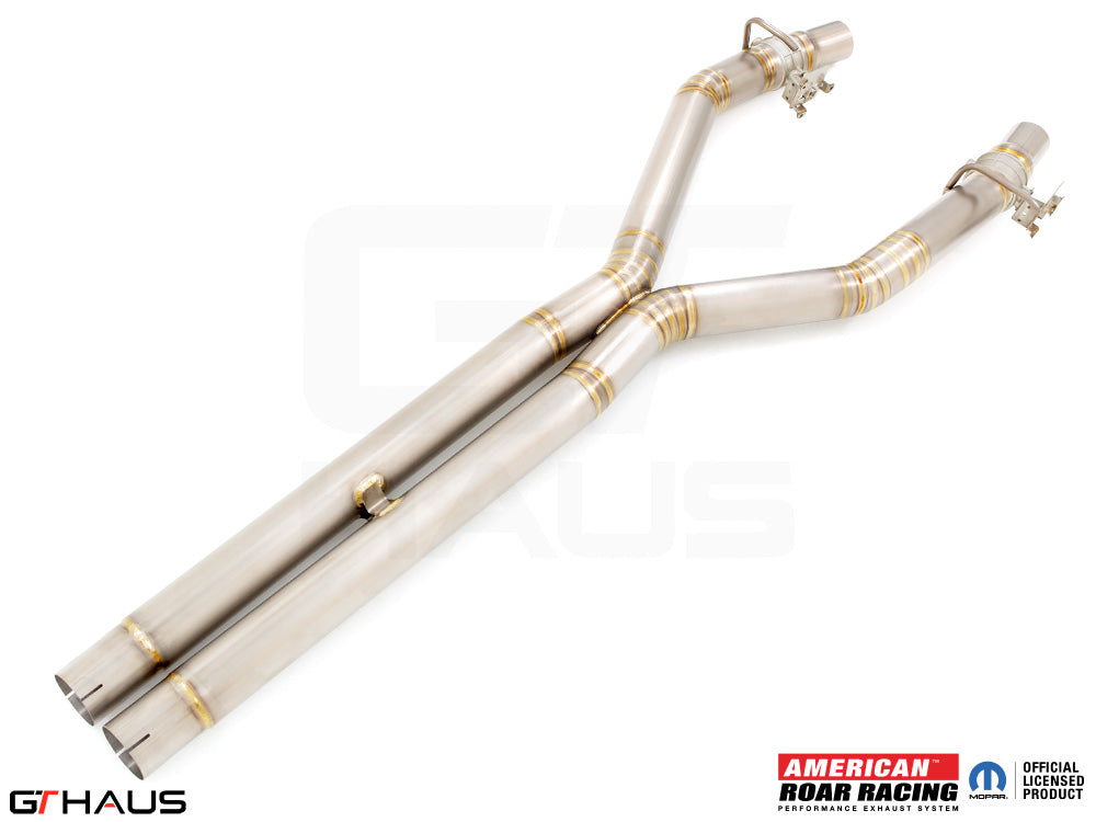 Premium catback X-pipe exhaust system for 2015+ Dodge Challenger SRT8, Scat-pack, and Hellcat models.