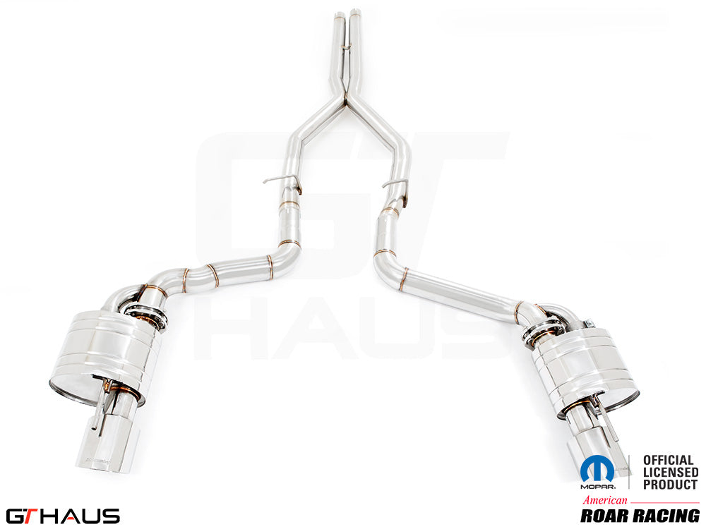 Premium performance exhaust system for Dodge Charger SRT8, Scat-pack, Hellcat 707, and Redeye models (2015+).