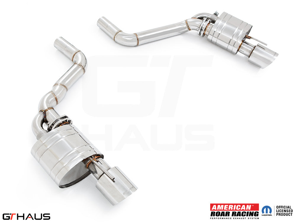 Premium performance exhaust system for Dodge Charger SRT8, Scat-pack, Hellcat 707, and Redeye (2015+). T304 stainless steel.