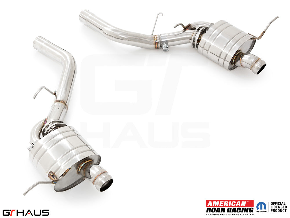 Premium exhaust system for 2012+ Dodge Durango R/T with 5.7 HEMI V8, featuring stainless steel construction and enhanced performance.