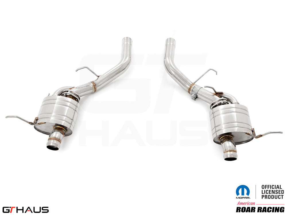 Premium stainless steel exhaust system for 2012+ Dodge Durango R/T with 5.7 HEMI V8, enhancing performance and sound.