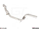 Stainless steel Catback Y-Pipe resonator delete section for 2015-2023 Ford Mustang EcoBoost I-4 2.3L.