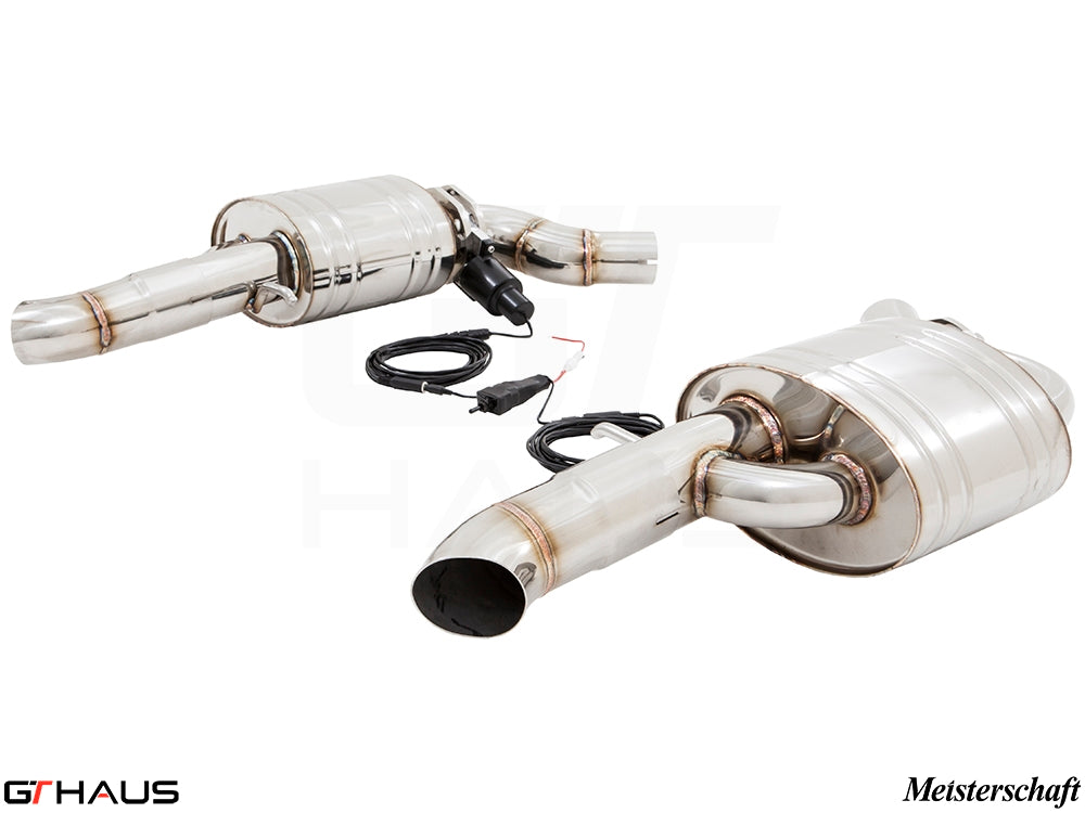 Premium exhaust system for Audi A8/S8 D4 4.0 T Quattro, featuring stainless steel construction and electronic valve control.