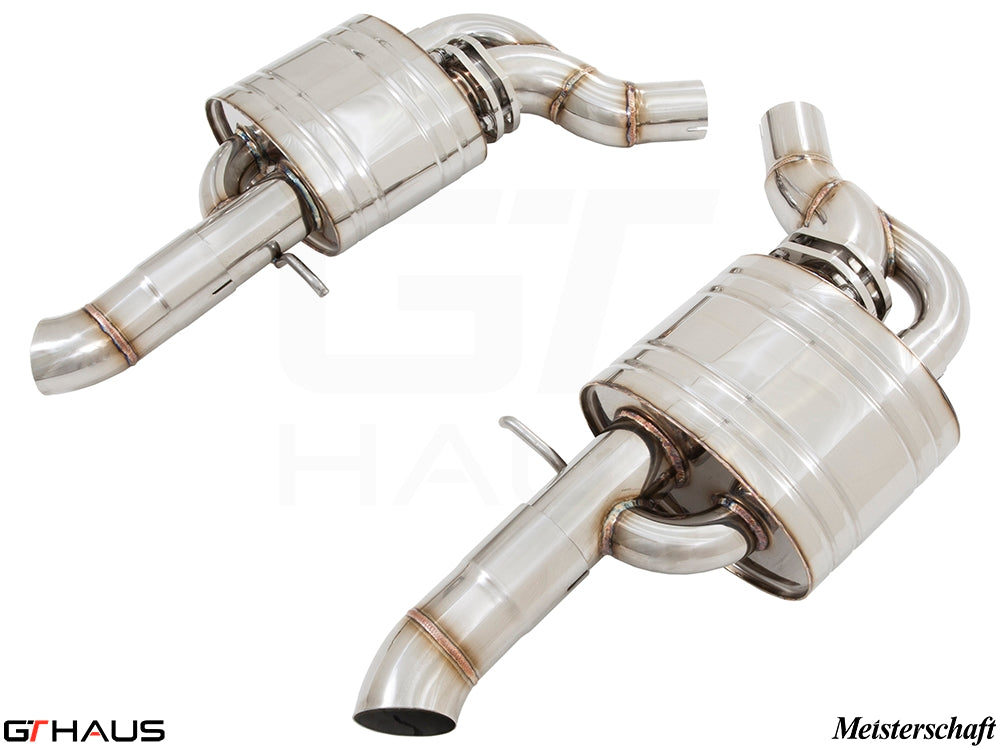 Premium exhaust system for Audi A8/S8 D4 W12 6.3L Quattro, featuring stainless steel construction and enhanced performance.