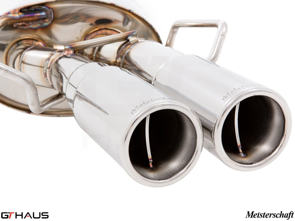 Premium Meisterschaft exhaust tips for BMW E36 M3 3.0L/3.2L Coupe/Cabrio, enhancing performance and sound.