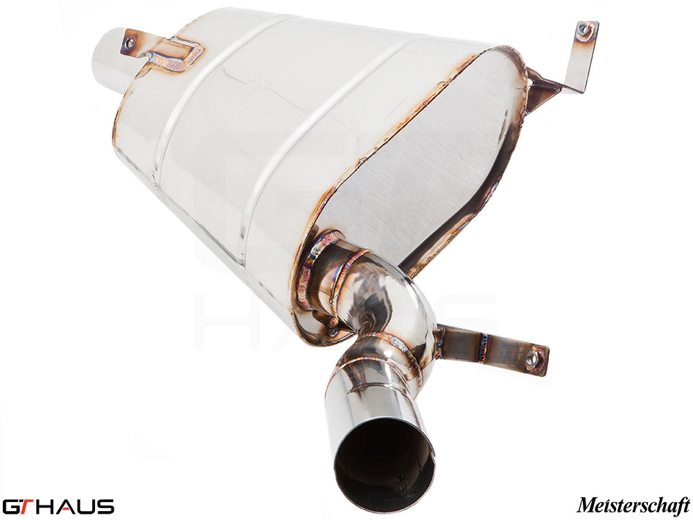 Premium stainless steel exhaust system for BMW E52 Z8 V8 Roadster and Alpina Roadster, enhancing performance and sound.