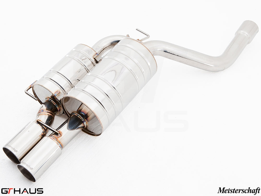 Premium stainless steel exhaust system for BMW E60/61 5 Series 525i/xi, 528i/xi, 530i/xi, 2004-2010.