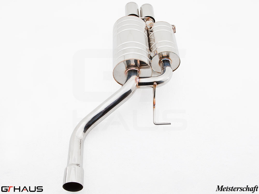 Premium stainless steel exhaust system for BMW E60/61 5 Series 525i/xi, 528i/xi, 530i/xi (2004-2010).