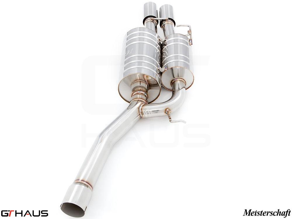 Premium stainless steel exhaust system for BMW E60/61 545i, enhancing performance and sound. Designed for 2004-2010 models.