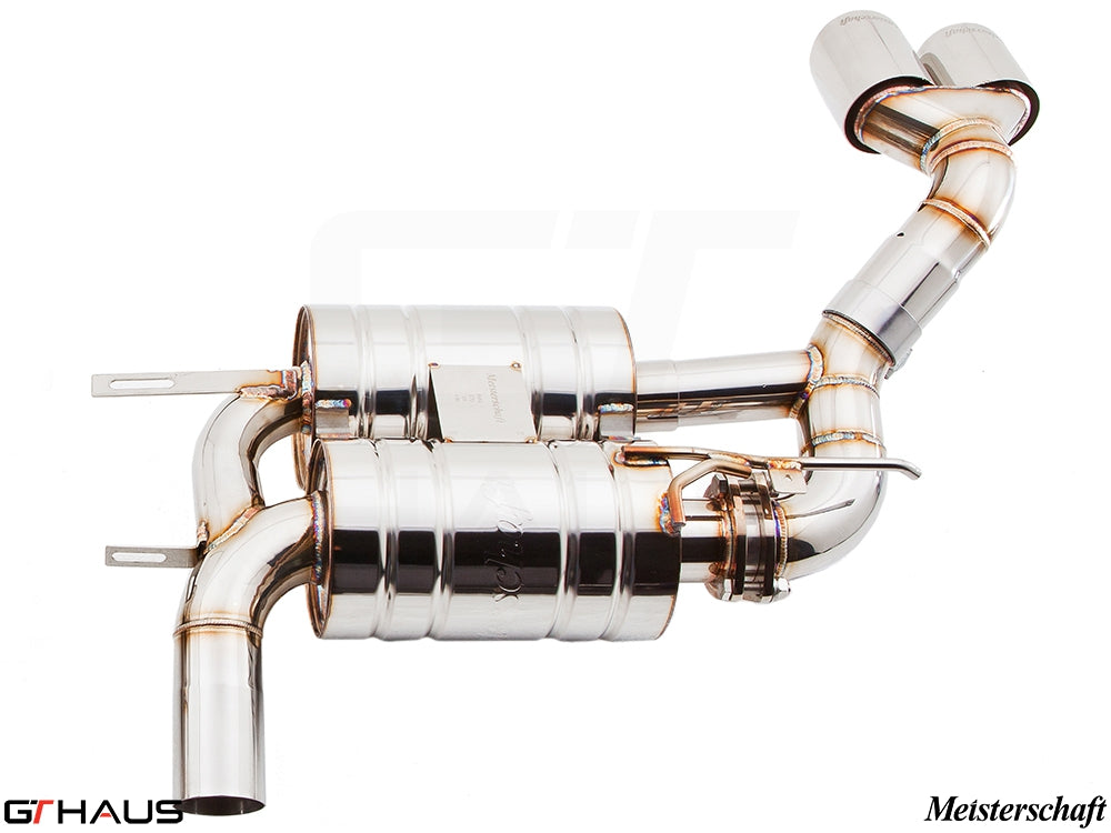 Premium performance exhaust system for BMW E70 X5 4.8i, featuring stainless steel construction and enhanced sound.