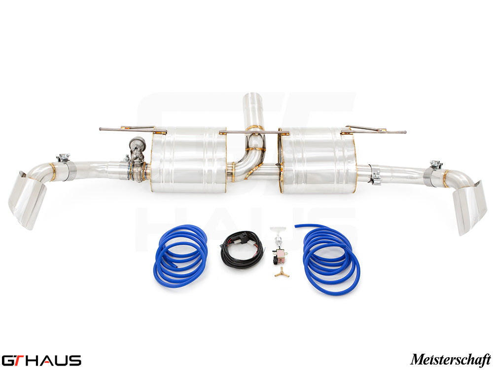 Premium performance exhaust system for BMW E71 X6 SAV Sport 3.5i featuring stainless steel construction and electronic valve control.
