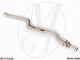 BMW E82/88 1 Series 2008-2013 section 1 pipes without resonator, crafted from high-quality stainless steel.