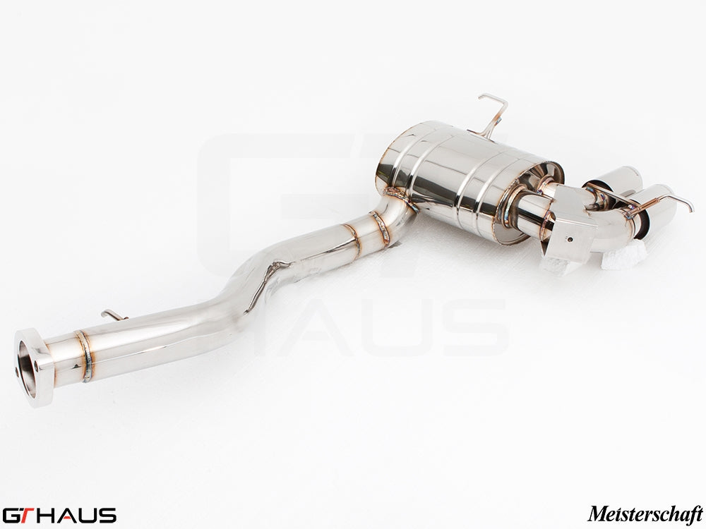Premium stainless steel exhaust system for BMW E82/88 1 Series 135i, enhancing performance and sound.
