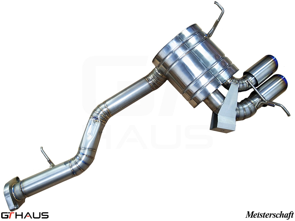Premium stainless steel exhaust system for BMW E82/88 1 Series 135i, enhancing performance and sound.