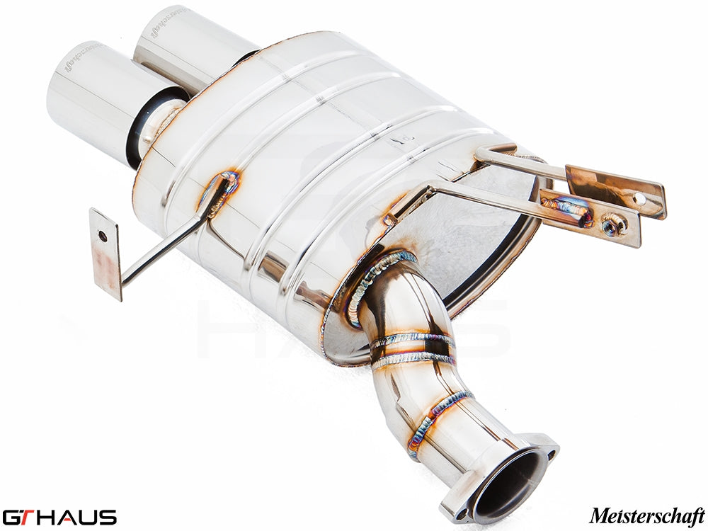 Premium performance exhaust system for BMW E85/86 Z4M, featuring stainless steel construction and precision engineering.