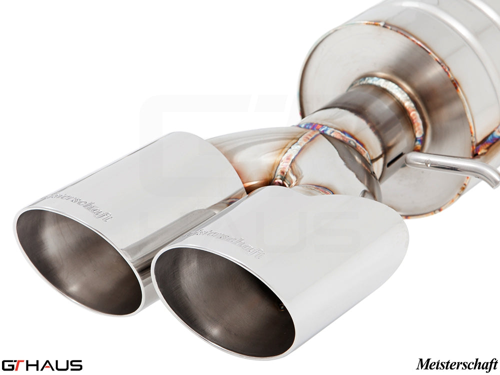 Premium exhaust tips for BMW E89 Z4 3.5i/is, featuring polished stainless steel for enhanced performance and style.