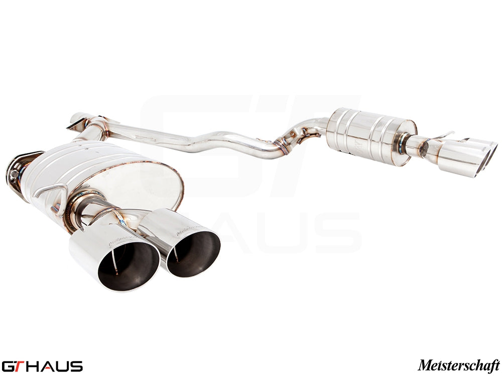 Premium exhaust system for BMW E89 Z4 3.5i/is featuring dual tips and high-performance design for enhanced sound and efficiency.