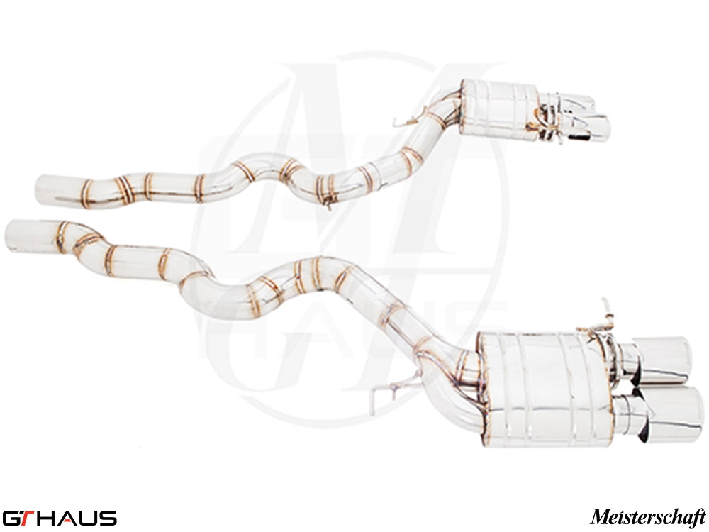 Premium exhaust system for BMW F06 M6 Gran Coupe V8 Twin Turbo, enhancing performance and sound. Handcrafted quality.