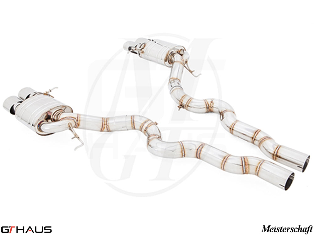 Premium exhaust system for BMW F06 M6 Gran Coupe V8 Twin Turbo, featuring stainless steel construction and enhanced performance.