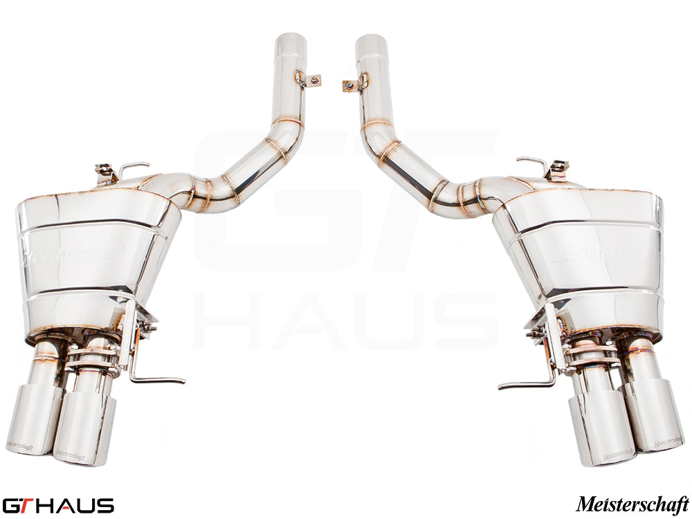 Premium Meisterschaft exhaust system for BMW F10 5 Series 520D Diesel, enhancing performance and sound.