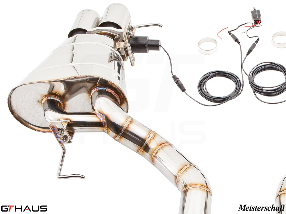 Premium exhaust system for BMW F12/F13 650i, featuring stainless steel construction and electronic valve control.