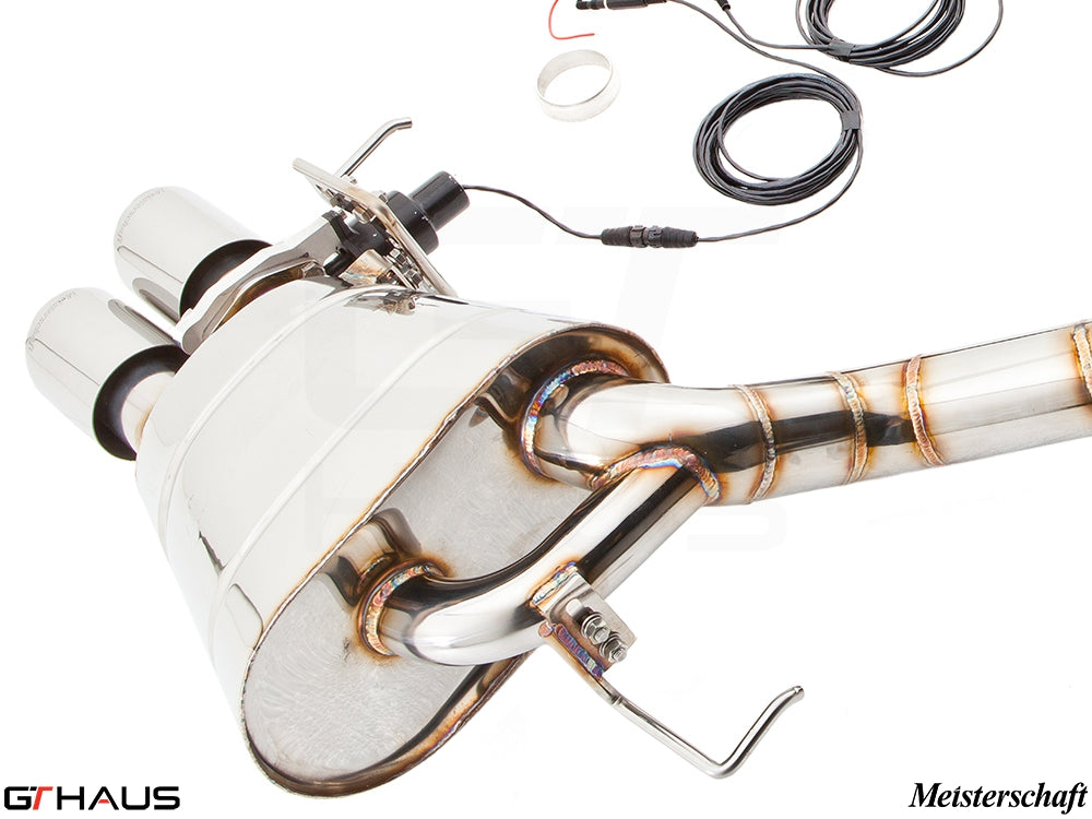 Premium exhaust system for BMW F12/F13 650i, featuring stainless steel construction and electronic valve control.