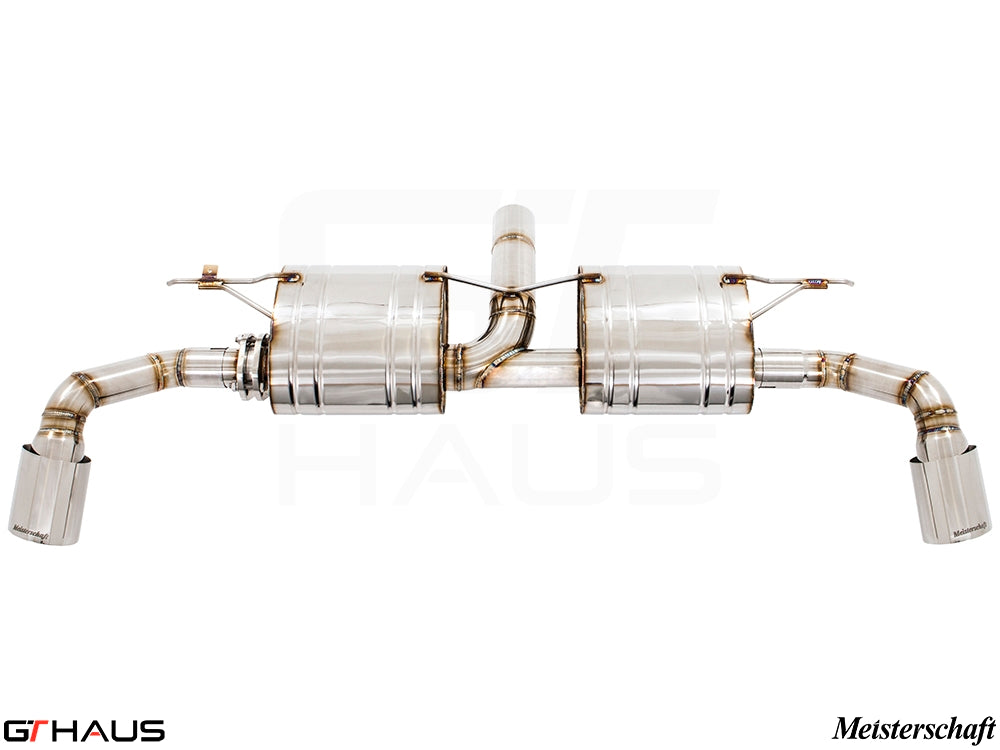Premium exhaust system for BMW F16 X6 SAV 3.5i, featuring stainless steel construction and enhanced performance.