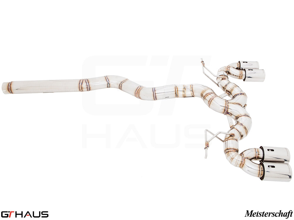 Premium Meisterschaft exhaust system for BMW F32/F33 4 Series 435/440i, featuring precision engineering and sleek design.