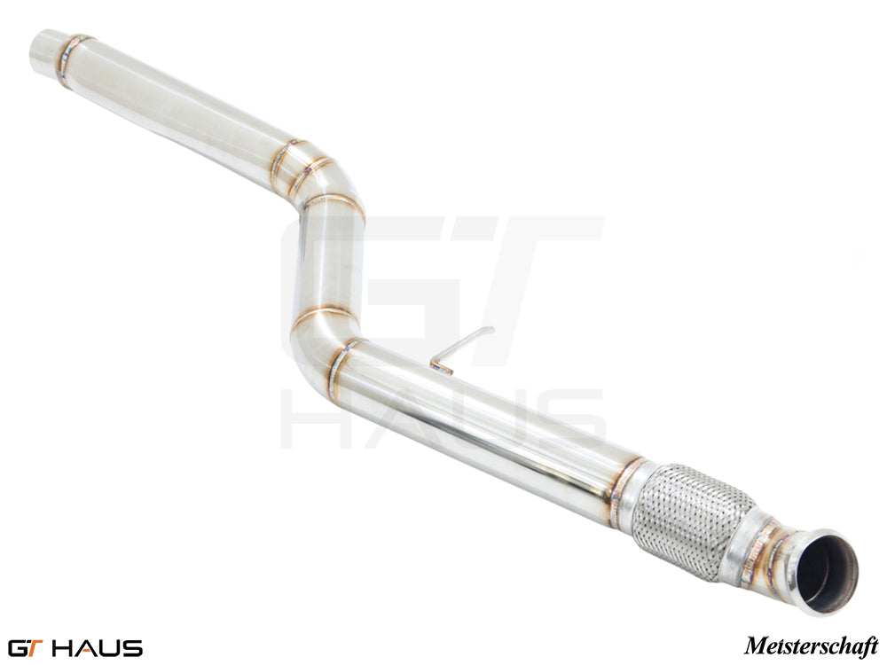 Premium AR Pipe for BMW F87 M2 models, featuring 90mm piping for enhanced performance and compatibility with OE system.