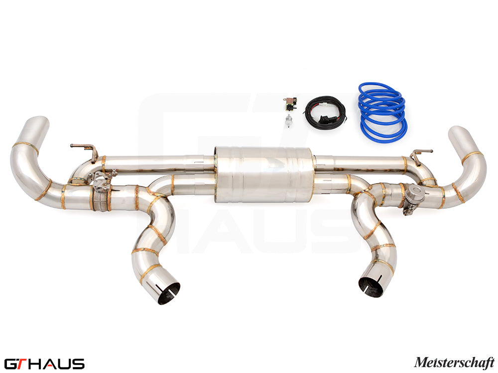 Premium performance exhaust system for BMW G06 X6 SAV 40ix (B58C) featuring stainless steel construction and electronic valve control.