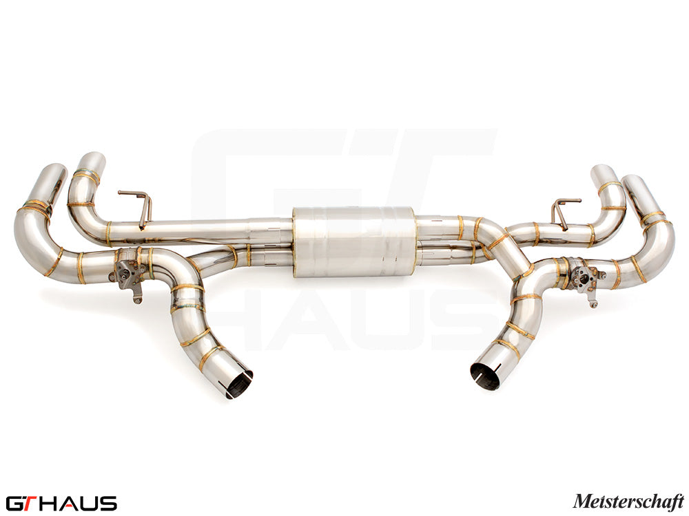 Premium exhaust system for BMW G07 X7 SAV Alpina XB7, featuring stainless steel construction and enhanced performance design.