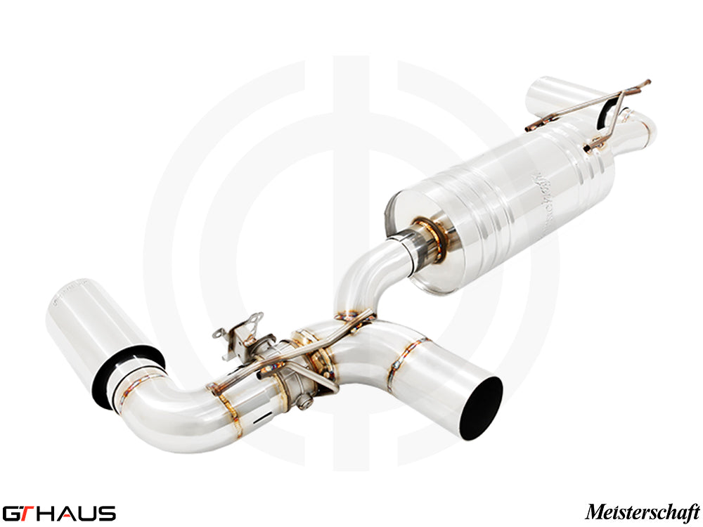 Premium exhaust system for BMW G30/G31 5 Series 520i/530i/xi I-4, featuring stainless steel construction and enhanced performance.