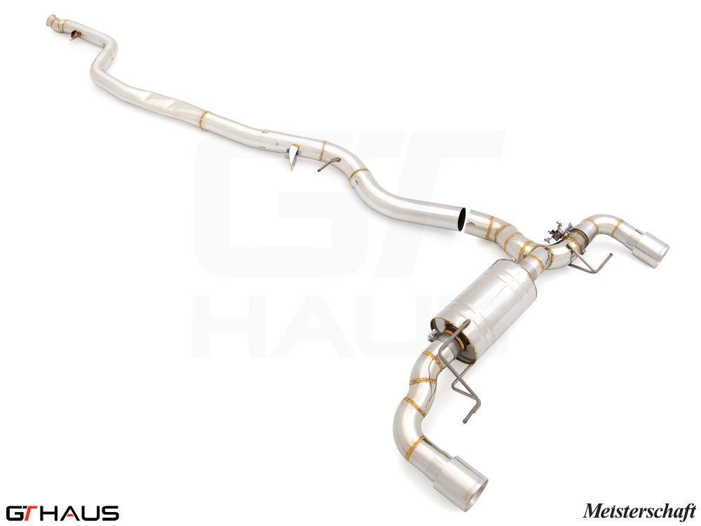 Premium exhaust system for BMW G42 2 Series 220i/230i/xi I-4, featuring stainless steel construction and enhanced performance.