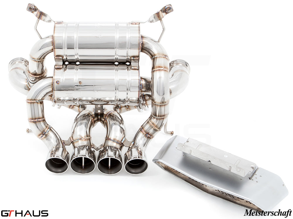 Premium stainless steel exhaust system for Lamborghini Aventador LP700/720/750-4 Coupe, enhancing performance and sound.