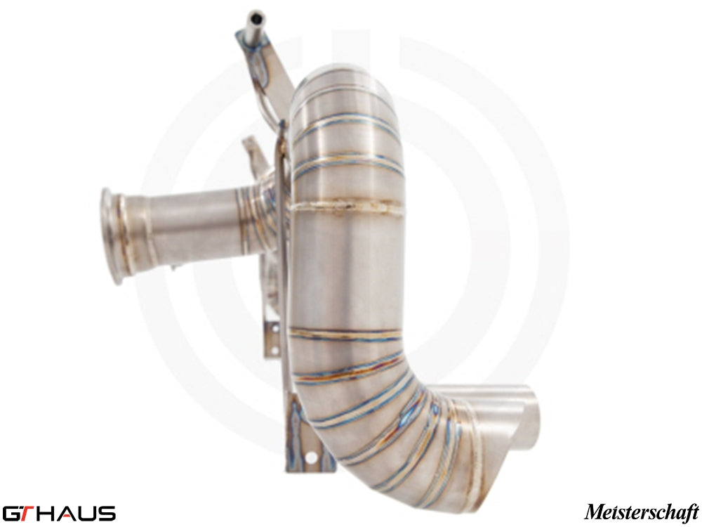 Premium performance exhaust system for Lamborghini Gallardo V10 LP550/560/570, featuring stainless steel construction.