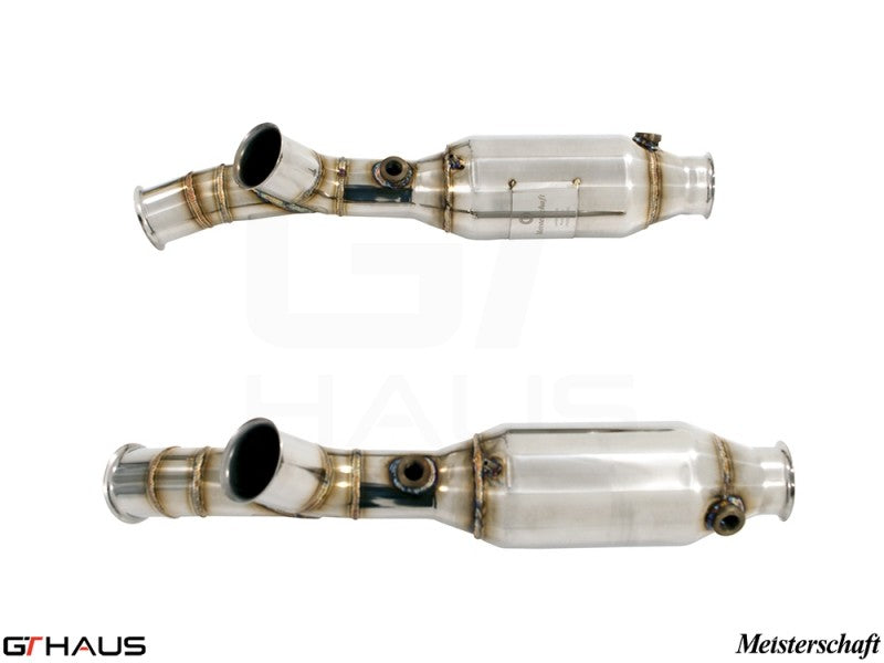 Premium sport catted pipes for 2006 Lamborghini Murcielago LP620 SR 400, enhancing performance and sound.