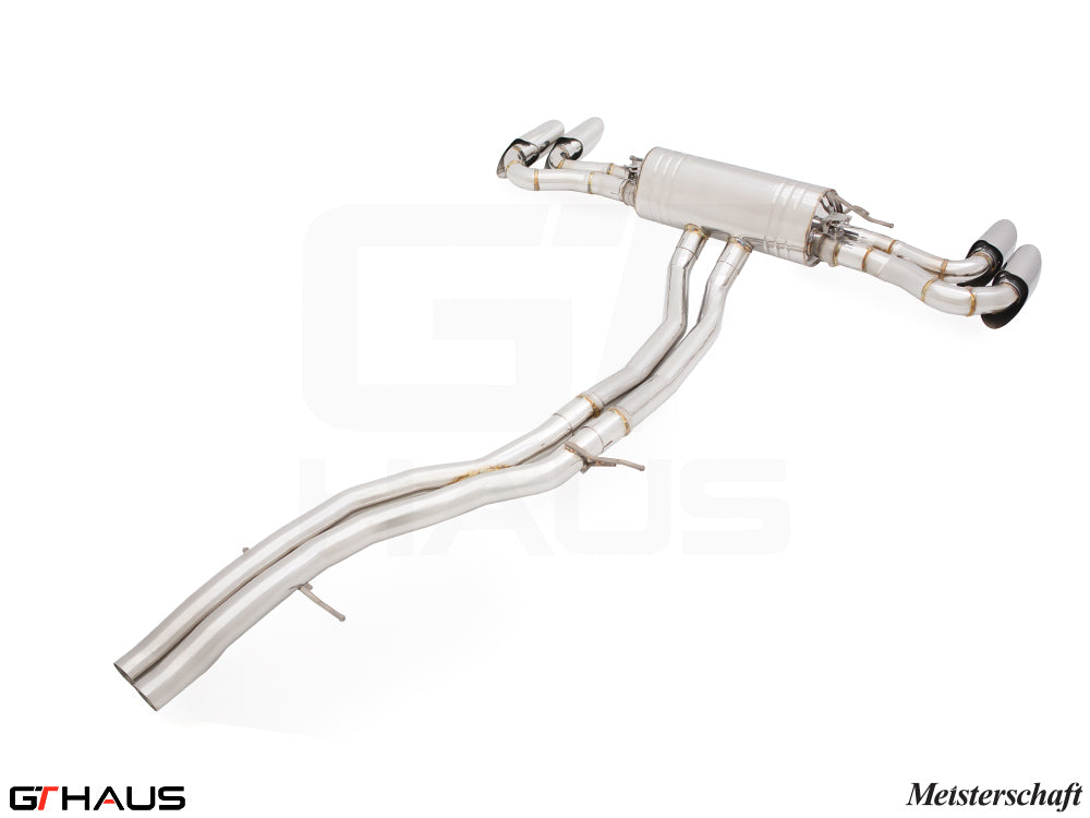 Premium exhaust system for Lamborghini URUS V8 4.0T, featuring stainless steel construction and enhanced performance.