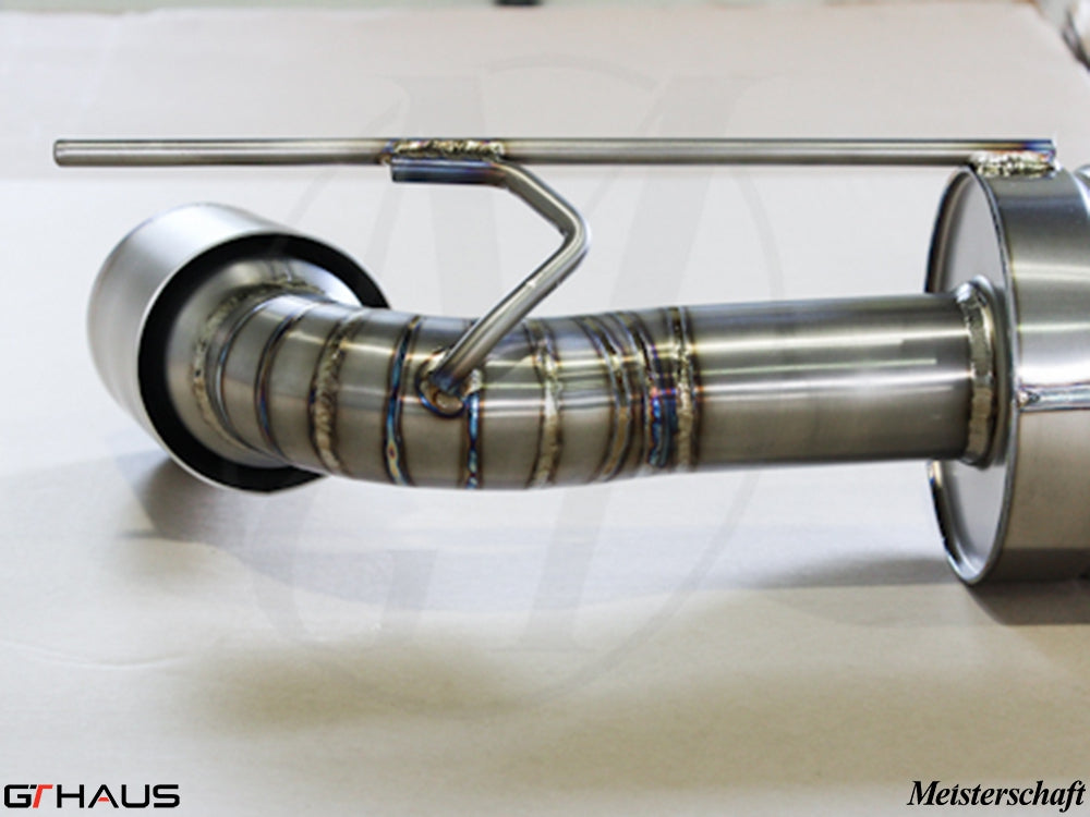 Premium stainless steel exhaust system for Lotus Elise/Exige SC, featuring precision welding and durable design.