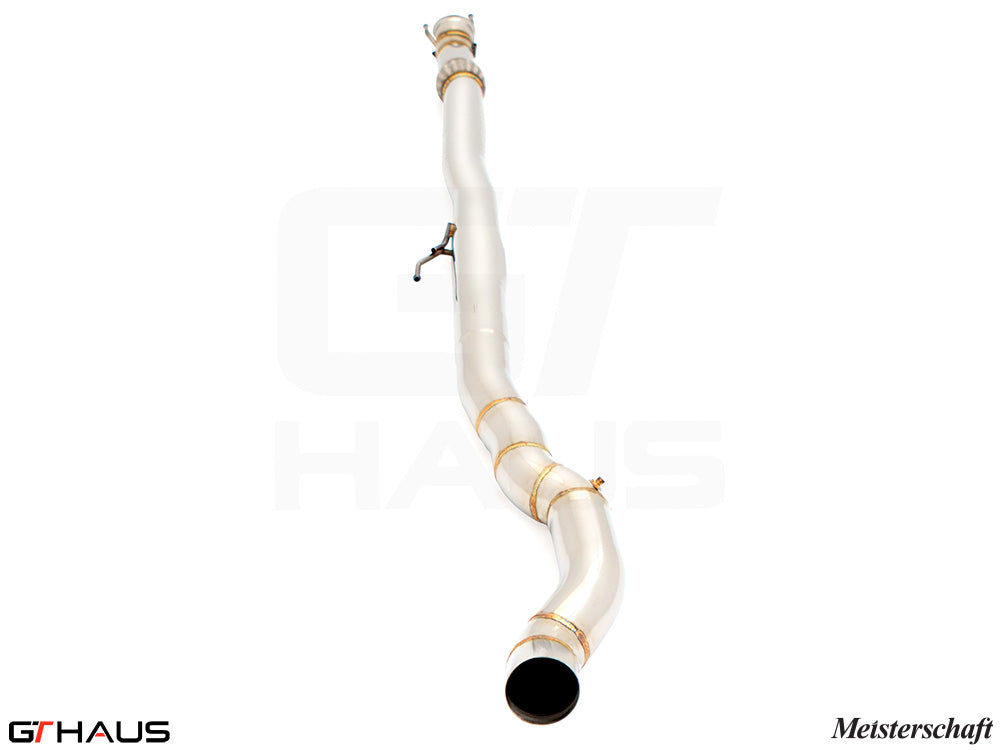 Mercedes-Benz H247 GLA 45 AMG GEN 2 2021+ full cat-back LSR pipes designed for enhanced performance and sound.