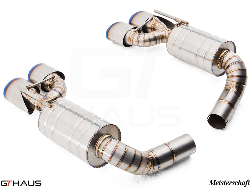 Premium performance exhaust system for Mercedes-Benz R230 SL65 AMG V12 Bi-turbo, enhancing power and sound.