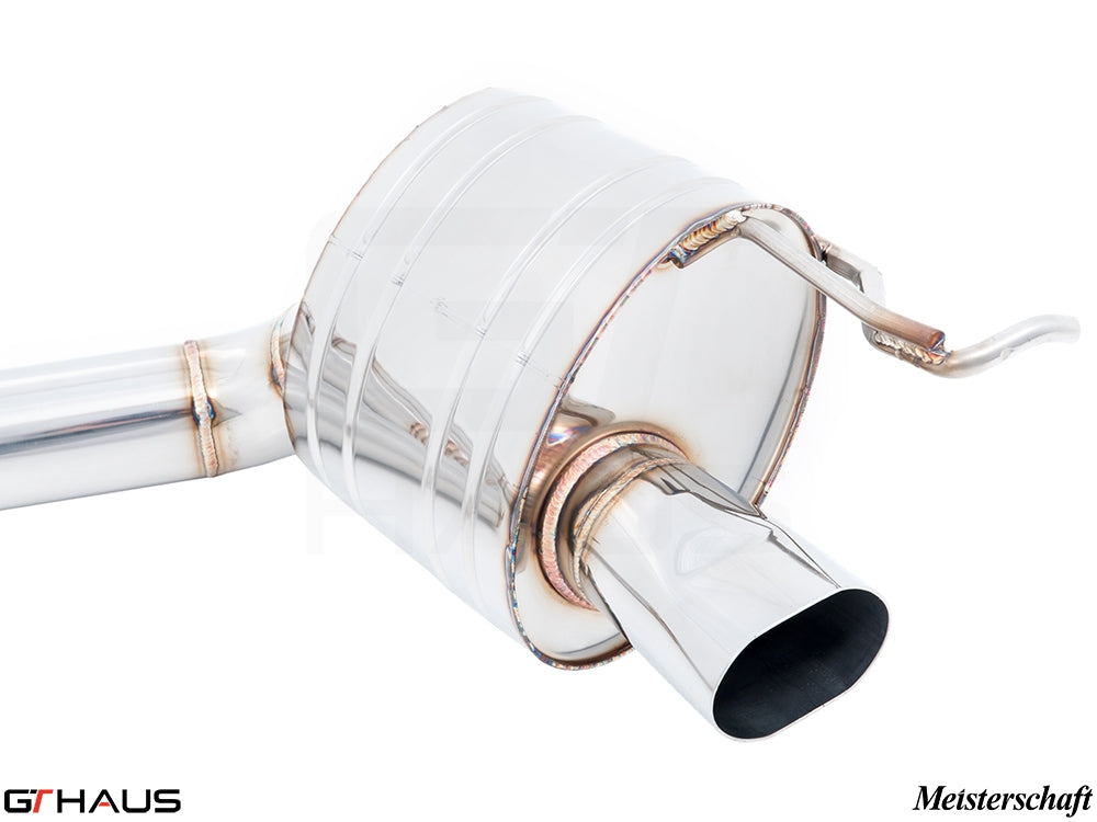 Premium stainless steel exhaust system for Mercedes-Benz R231 SL65 AMG, featuring sleek design and superior craftsmanship.