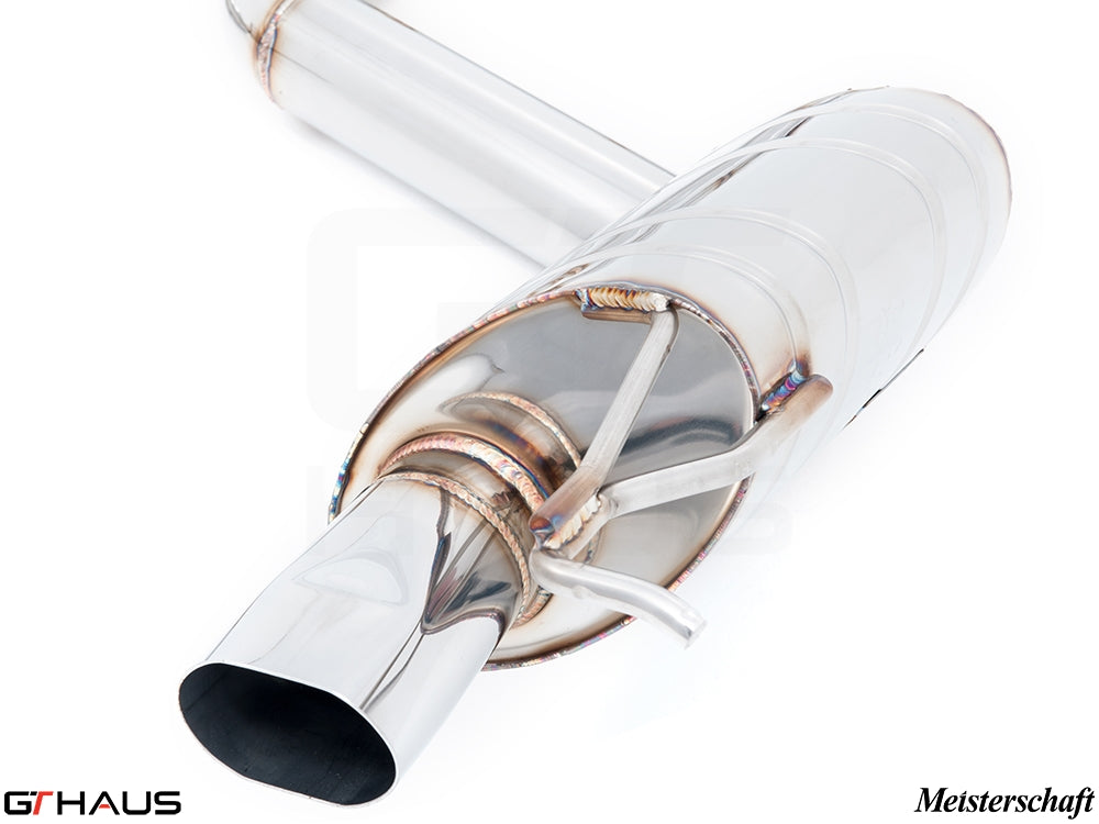 Premium stainless steel exhaust system for 2013+ Mercedes-Benz R231 SL65 AMG, featuring precision craftsmanship and performance design.