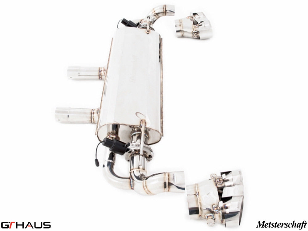 Premium stainless steel exhaust system for Mercedes-Benz W166 ML500/550 V8 Bi-turbo, enhancing performance and sound.