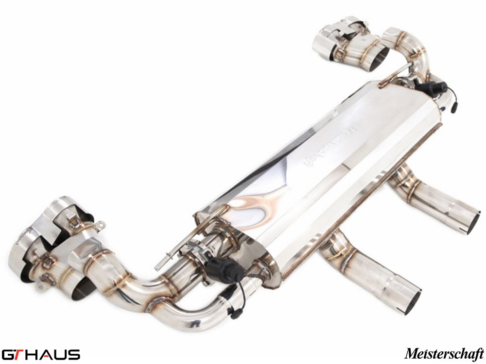 Premium performance exhaust system for Mercedes-Benz W167 GLE 53 AMG, featuring stainless steel construction and electronic valve control.