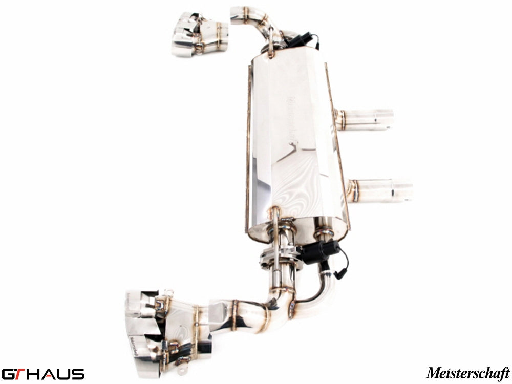 Premium exhaust system for Mercedes-Benz W167 GLE 53 AMG, featuring stainless steel construction and electronic valve control.