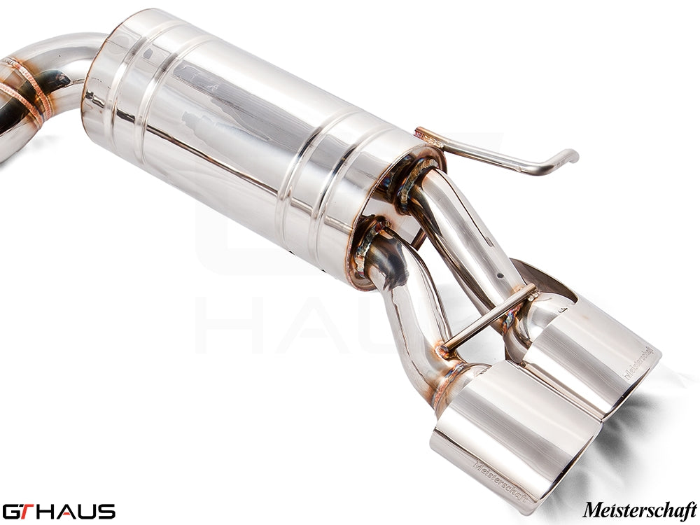 Premium stainless steel exhaust system for Mercedes-Benz W211 E-Class E320/E350 V6 models, enhancing performance and sound.